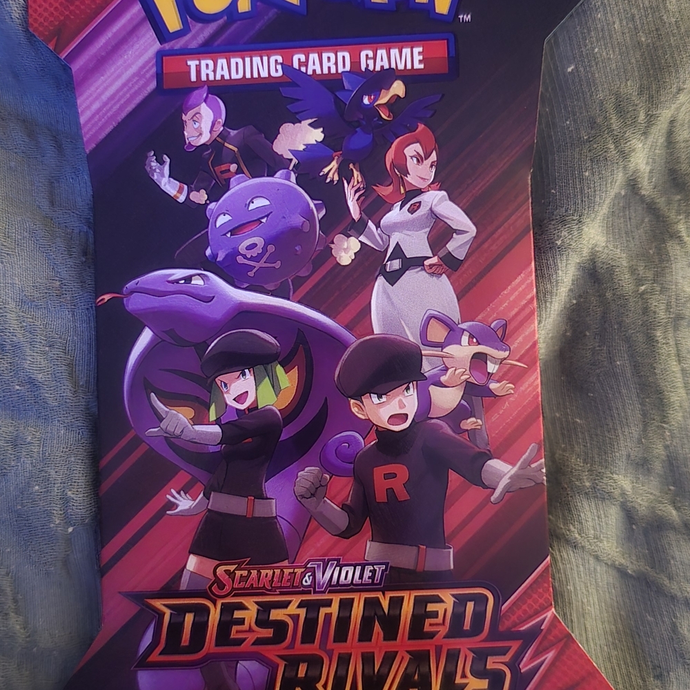 Pokemon Trading Card Game Box - Black, Purple, Red